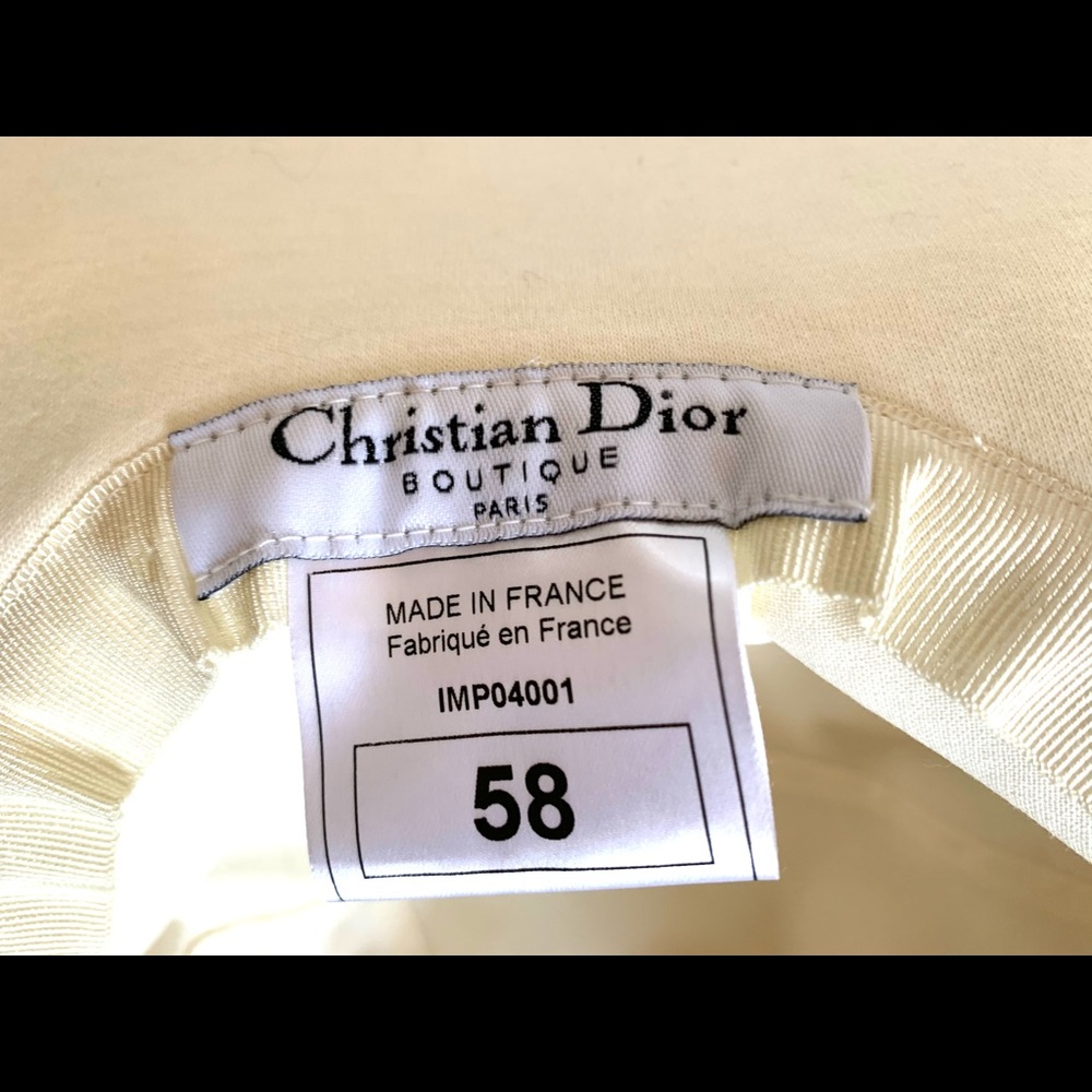 Christian Dior Vintage Runway BabyDoll Hat. - Picture 4 of 10
